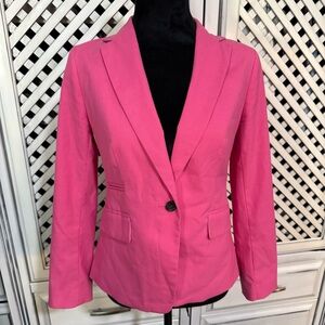 Banana Republic Blazer Hot Pink size 0p like new